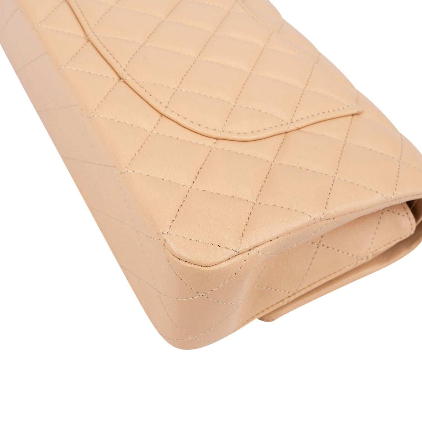 Chanel Quilted Lambskin Medium Double Flap Shoulder Bag