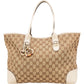 Gucci Monogram GG Charmy Tote Handbag