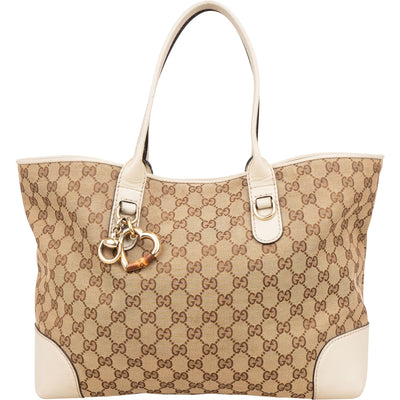Gucci Monogram GG Charmy Tote Handbag