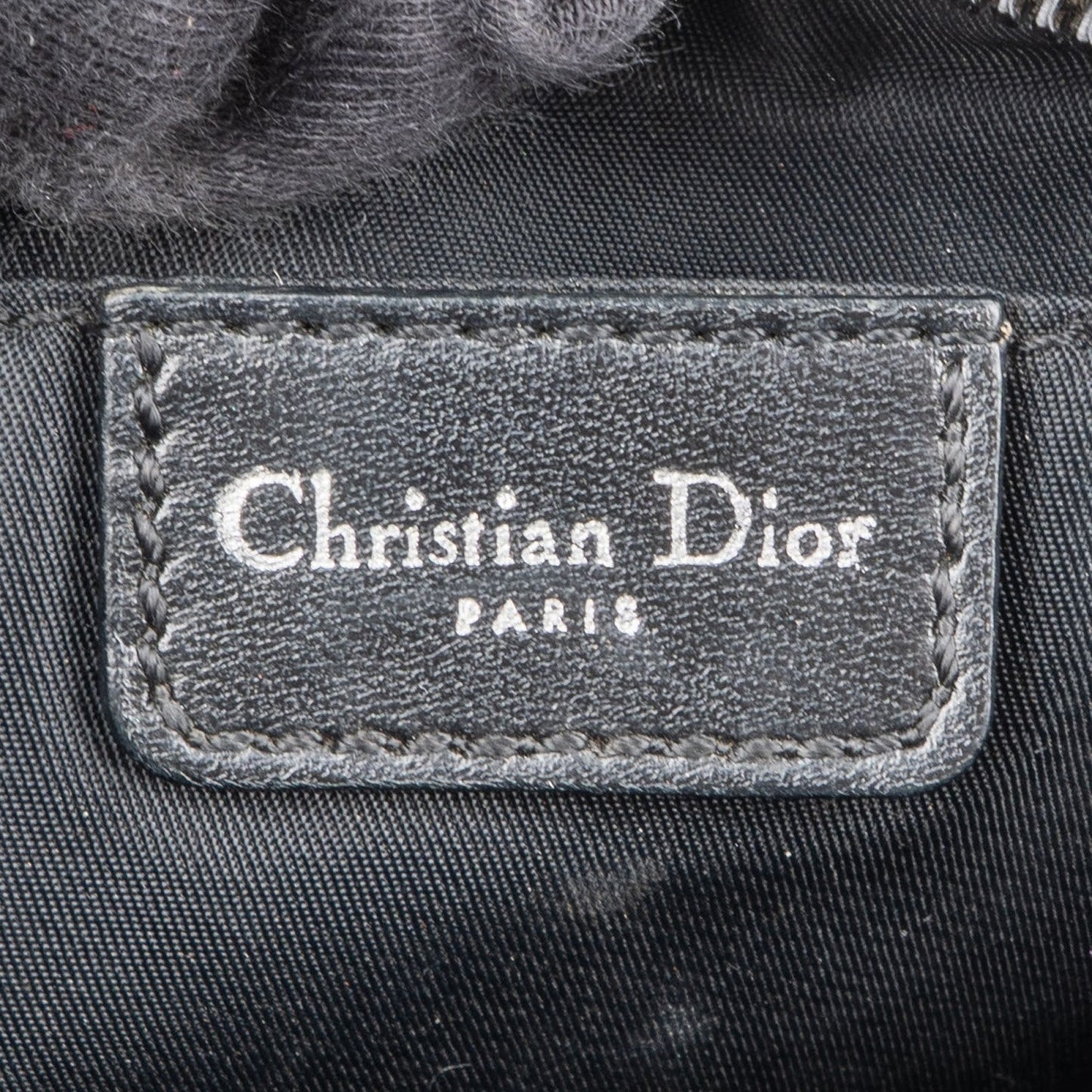 Christian Dior Trotter Monogram Cotton Pochette Handbag