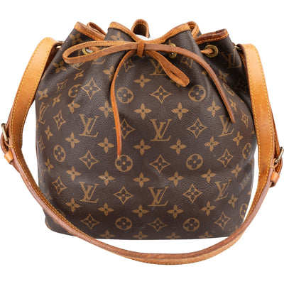 Louis Vuitton Monogram Canvas Sac Noé Petit Shoulder Bag