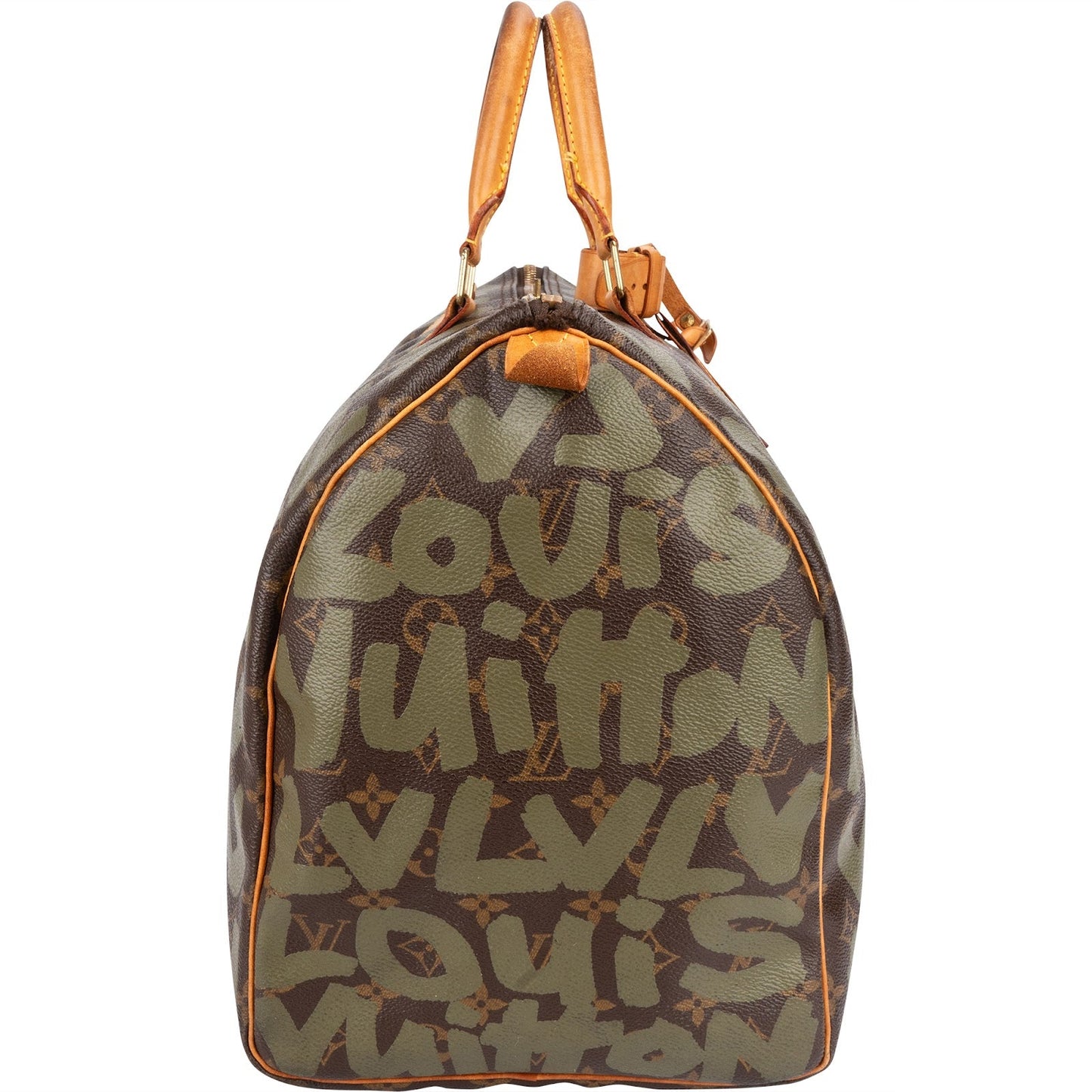 Louis Vuitton Limited Graffiti Monogram Canvas Keepall 50 Travel Bag