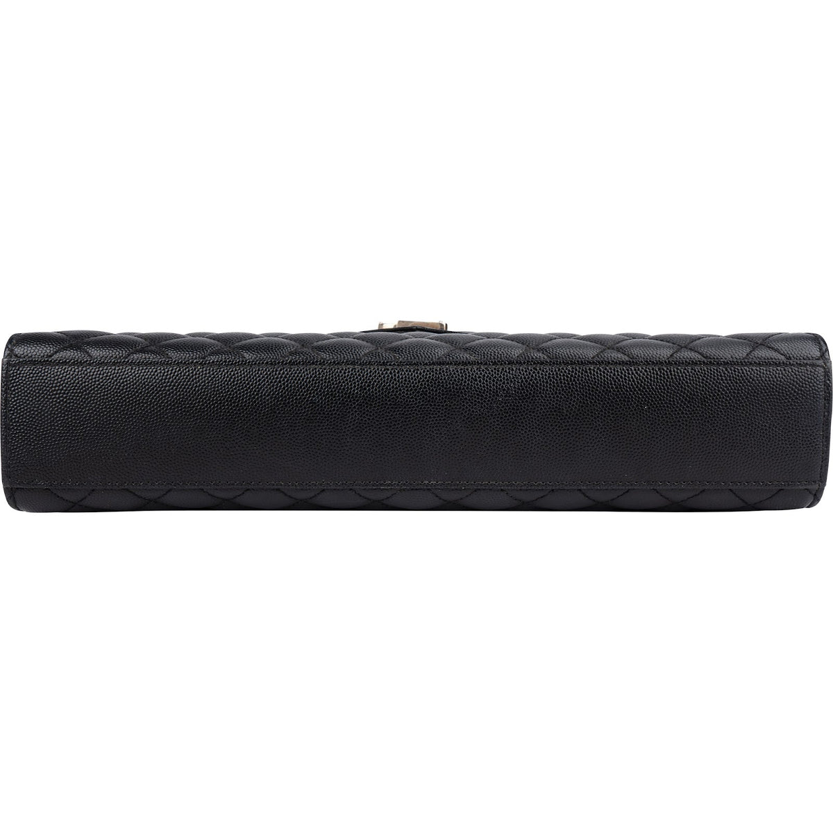 Saint Laurent Quilted Grained Leather Large Envelope Crossbody Bag