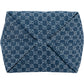 Gucci Monogram Denim GG Tote Shoulder Bag