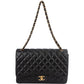 Chanel Quilted Lambskin Maxi Double Flap Crossbody Bag
