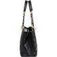 Chanel Quilted Caviar Leather Grand Shopping Tote Shoulder Bag