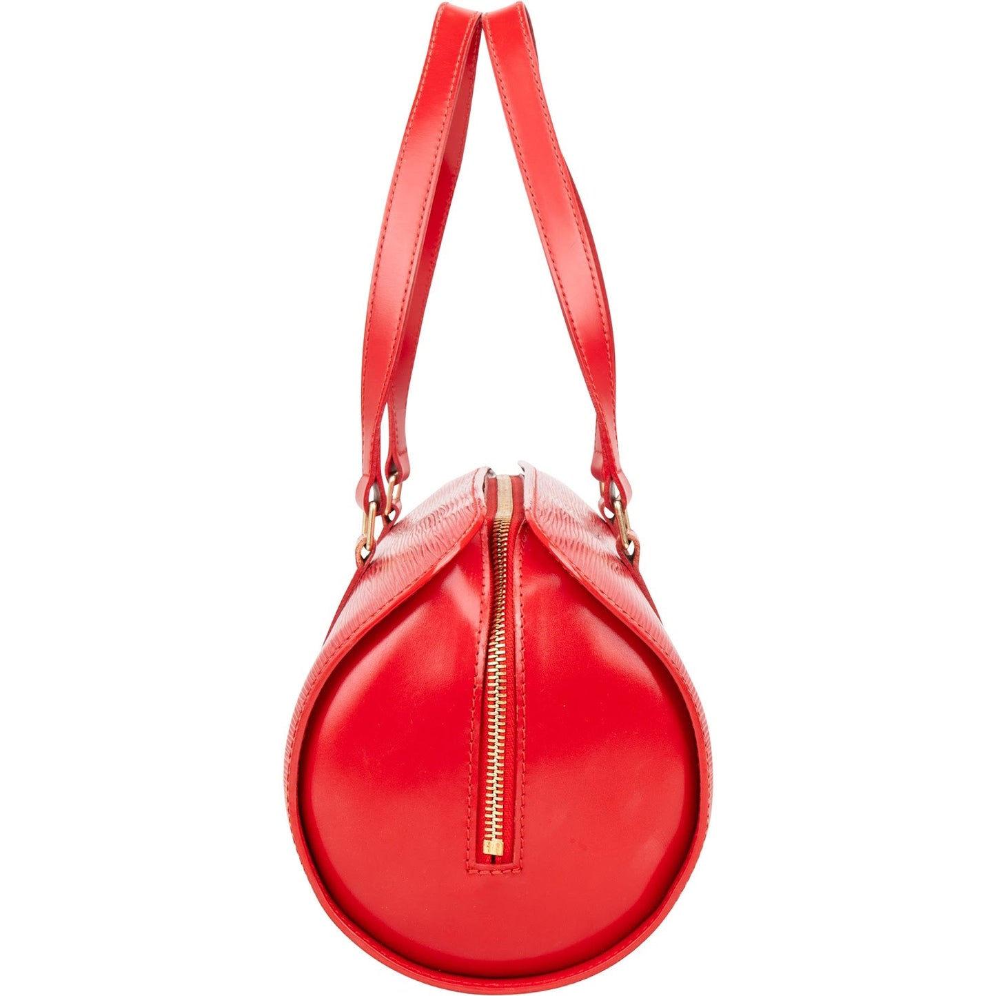 Louis Vuitton Red Epi Leather Soufflot Handbag