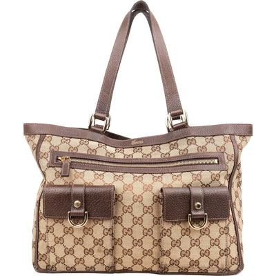 Gucci Monogram GG Canvas Abbey D-Ring Shoulder Bag