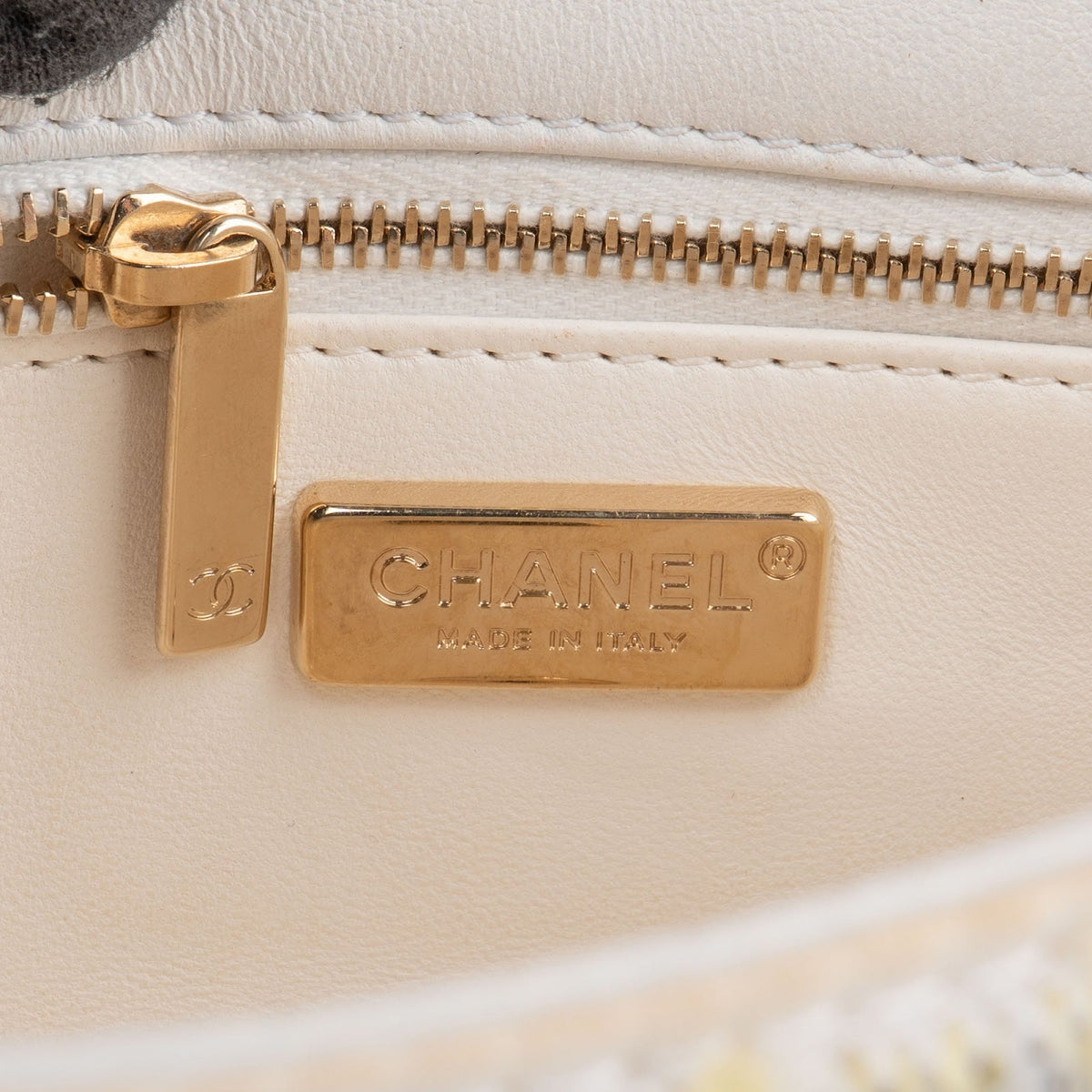 Chanel Sequin Multicolor Striped Small Single Flap Crossbody Bag