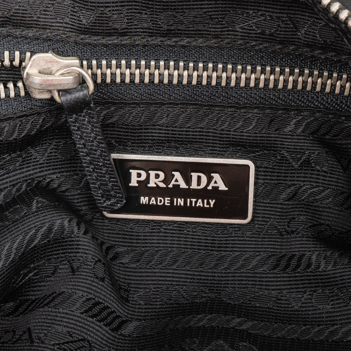 Prada Tessuto Nylon Triangle Flap Pocket Shoulder Bag