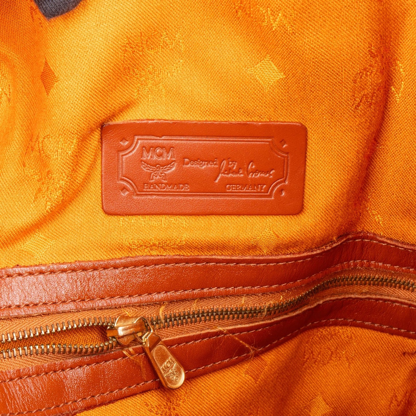 MCM Monogram Visetos Bucket Crossbody Bag
