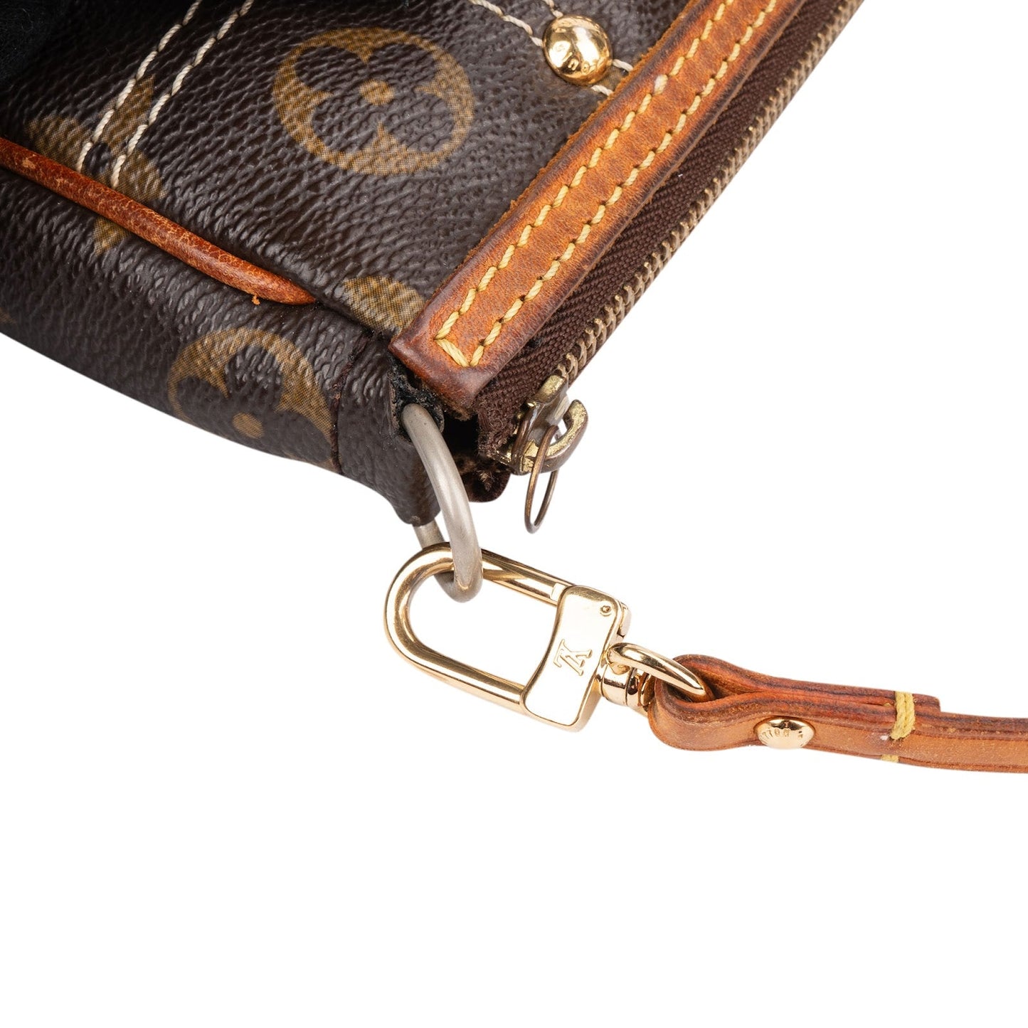 Louis Vuitton Monogram Canvas Limited Riveting Pochette Accessoires Handbag