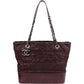 Chanel Burgundy Quilted Iridescent Calfskin Gabrielle Shoulder Bag