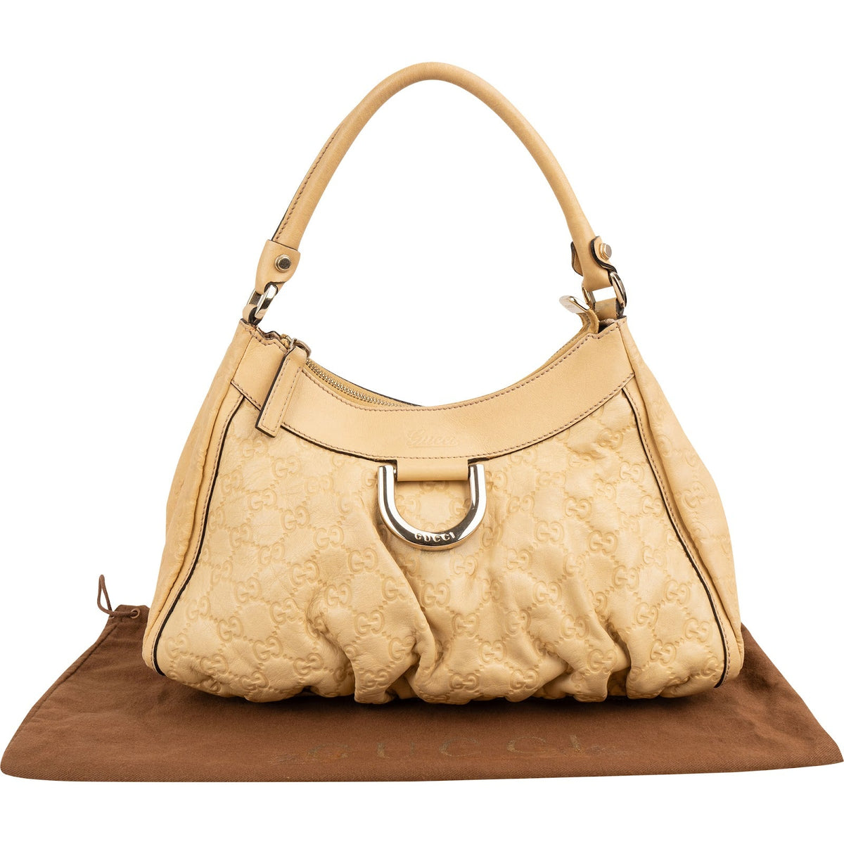 Gucci Guccissima Leather Abbey D-Ring Small Shoulder Bag