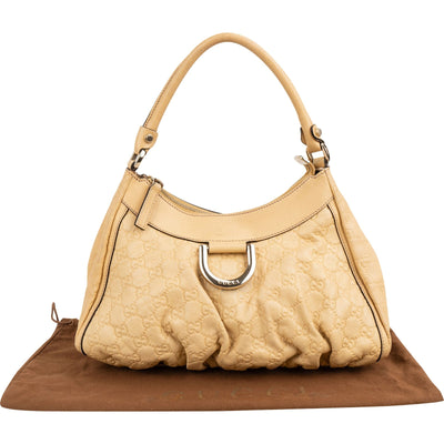 Gucci Guccissima Leather Abbey D-Ring Small Shoulder Bag
