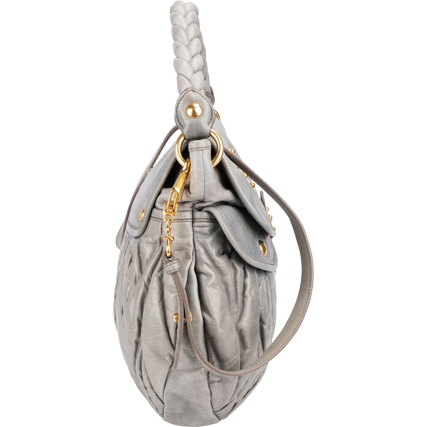 Miu Miu Vitello Lux Coffer Handbag