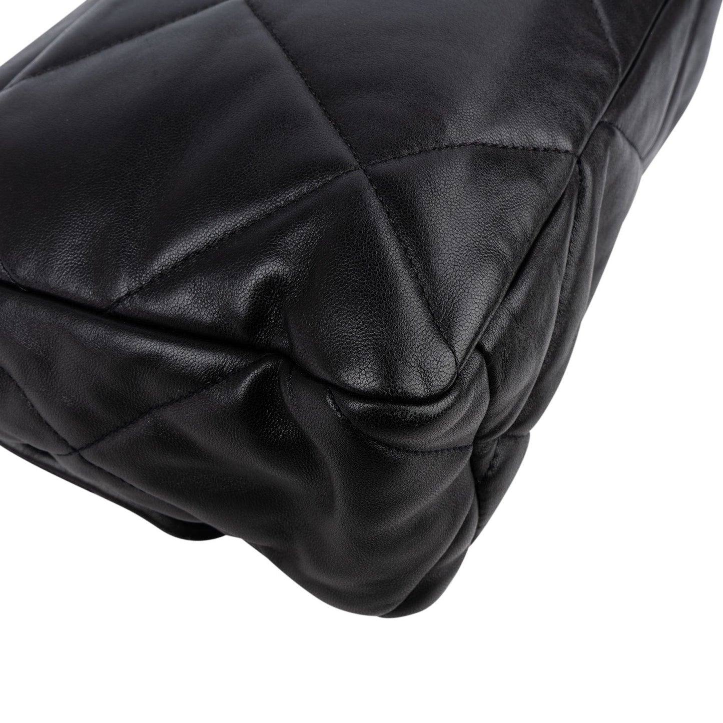 Chanel 19 Quilted Lambskin Leather Jumbo Single Flap Crossbody Bag