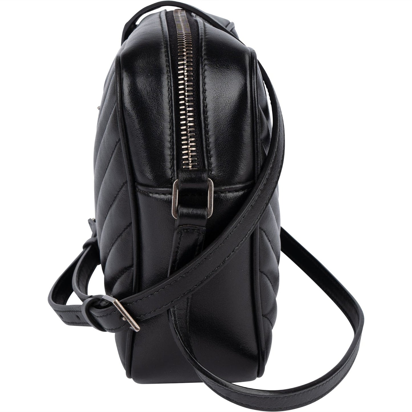 Saint Laurent Quilted Leather Lou Camera Crossbody Bag
