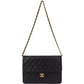 Chanel Quilted Lambskin 24K Gold Single Flap Shoulder Bag