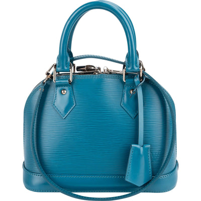 Louis Vuitton Blue Epi Leather Alma BB Handbag