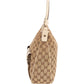 Gucci Monogram GG Abbey Double Pocket Hobo Shoulder Bag