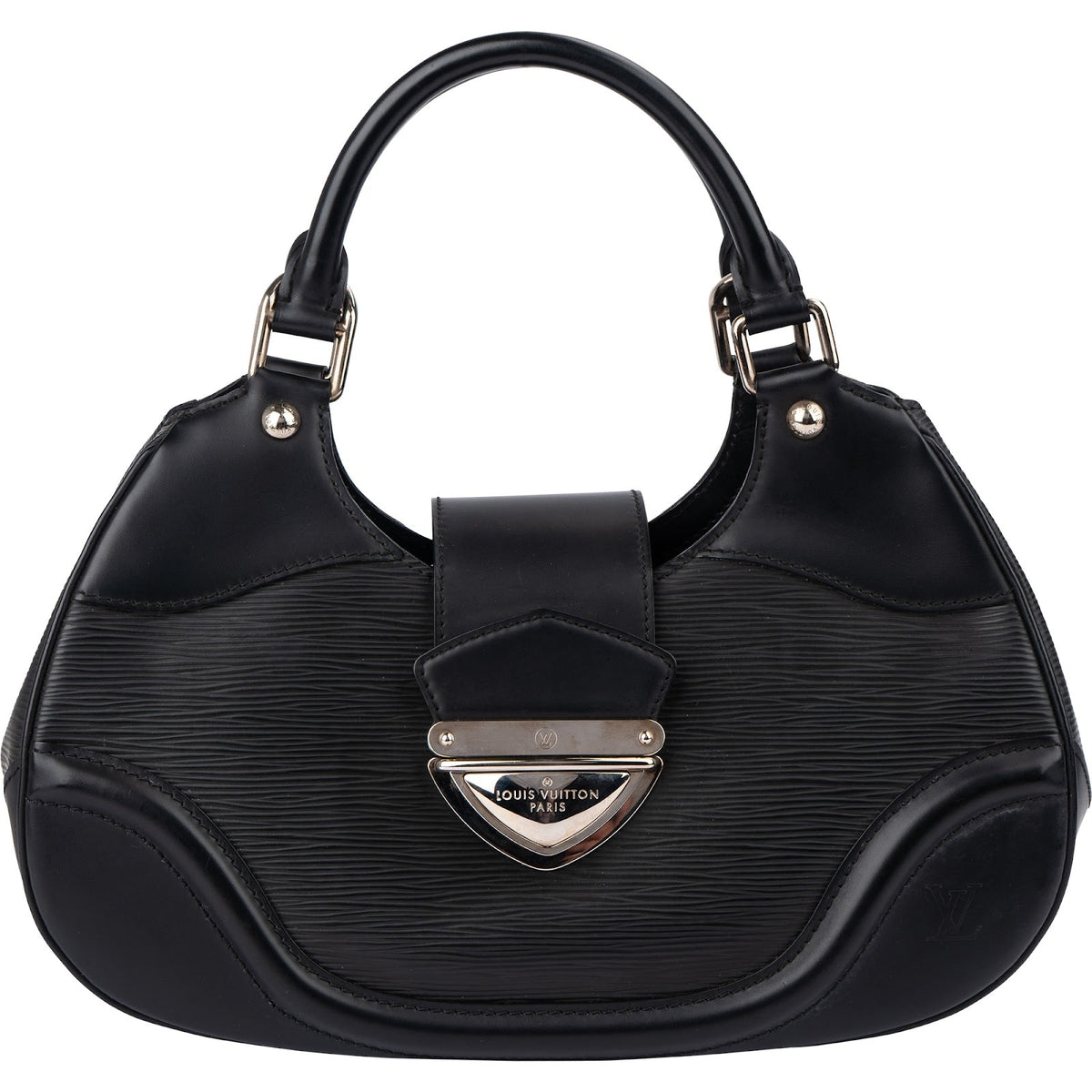 Louis Vuitton Noir Epi Leather Montaigne BB Handbag