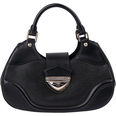 Louis Vuitton Noir Epi Leather Montaigne BB Handbag