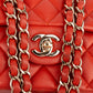 Chanel Quilted Lambskin Medium Double Flap Shoulder Bag