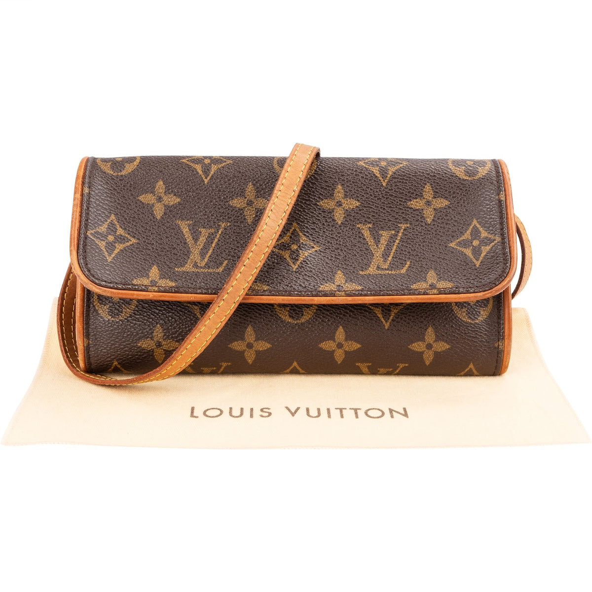 Louis Vuitton Monogram Canvas Twin Pochette PM Crossbody Bag