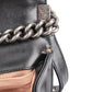 Chanel Boy Medium Single Flap aus gestepptem Lammleder – Ansicht 15