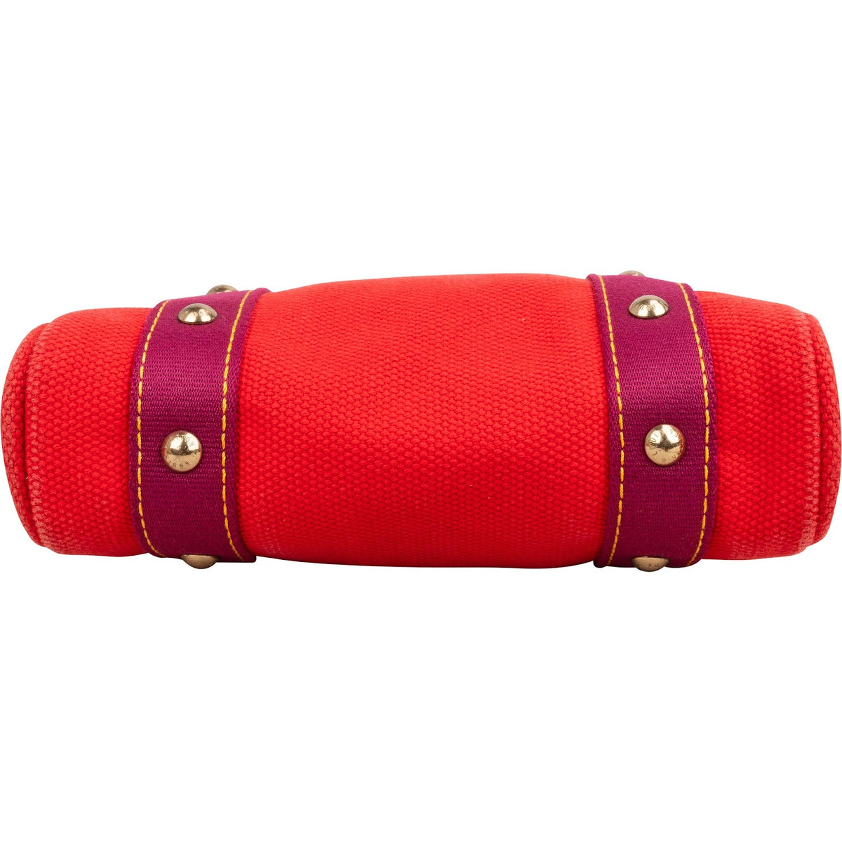 Louis Vuitton Antigua Cabas PM aus roter Baumwolle – Ansicht 7
