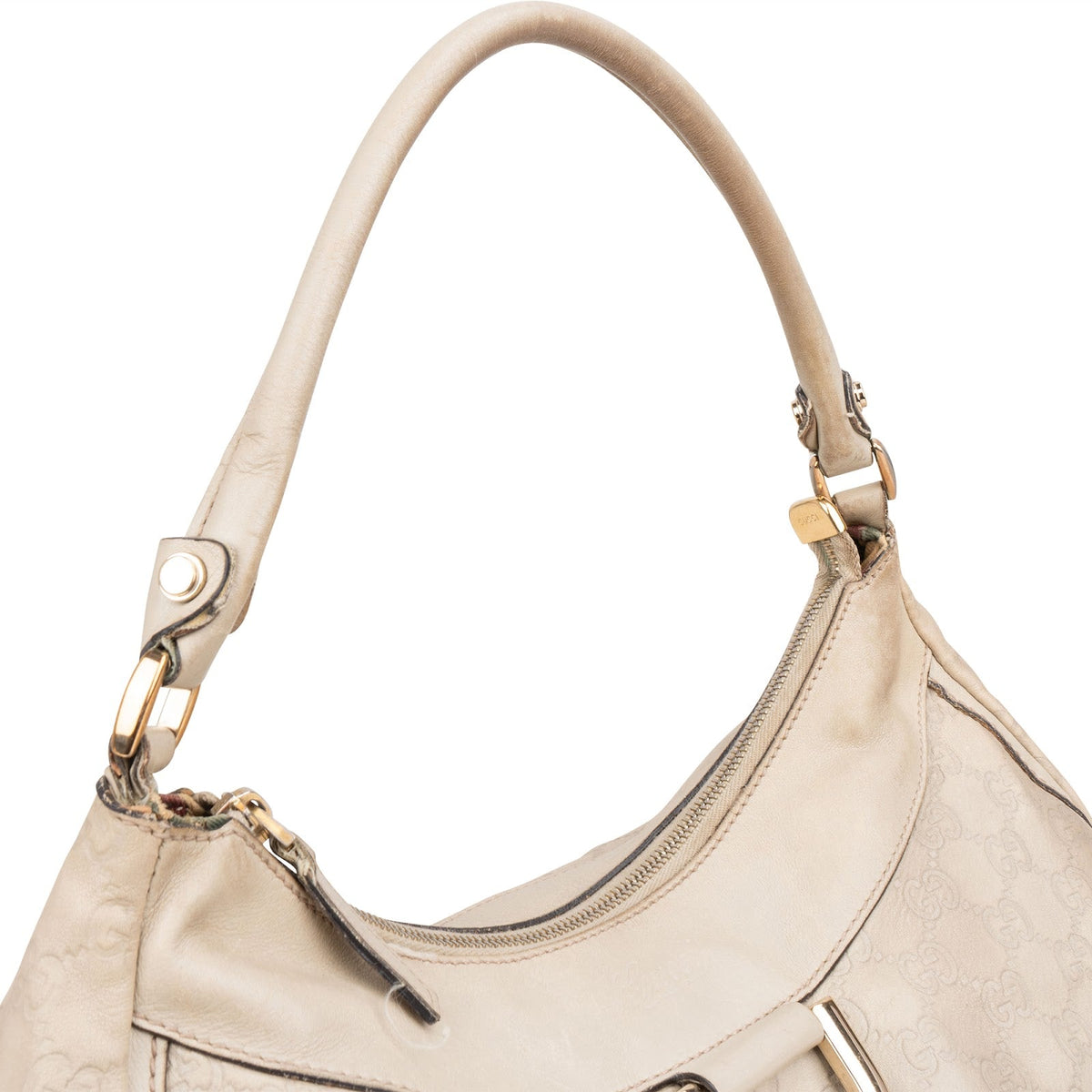 Gucci GG Leather Abbey Handbag