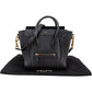 Celine Black Calfskin Leather Luggage Handbag