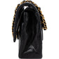 Chanel Quilted Lambskin 24K Gold Medium Double Flap Shoulder Bag