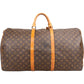 Louis Vuitton Monogram Canvas Keepall 60 Bandoulière Travel Bag