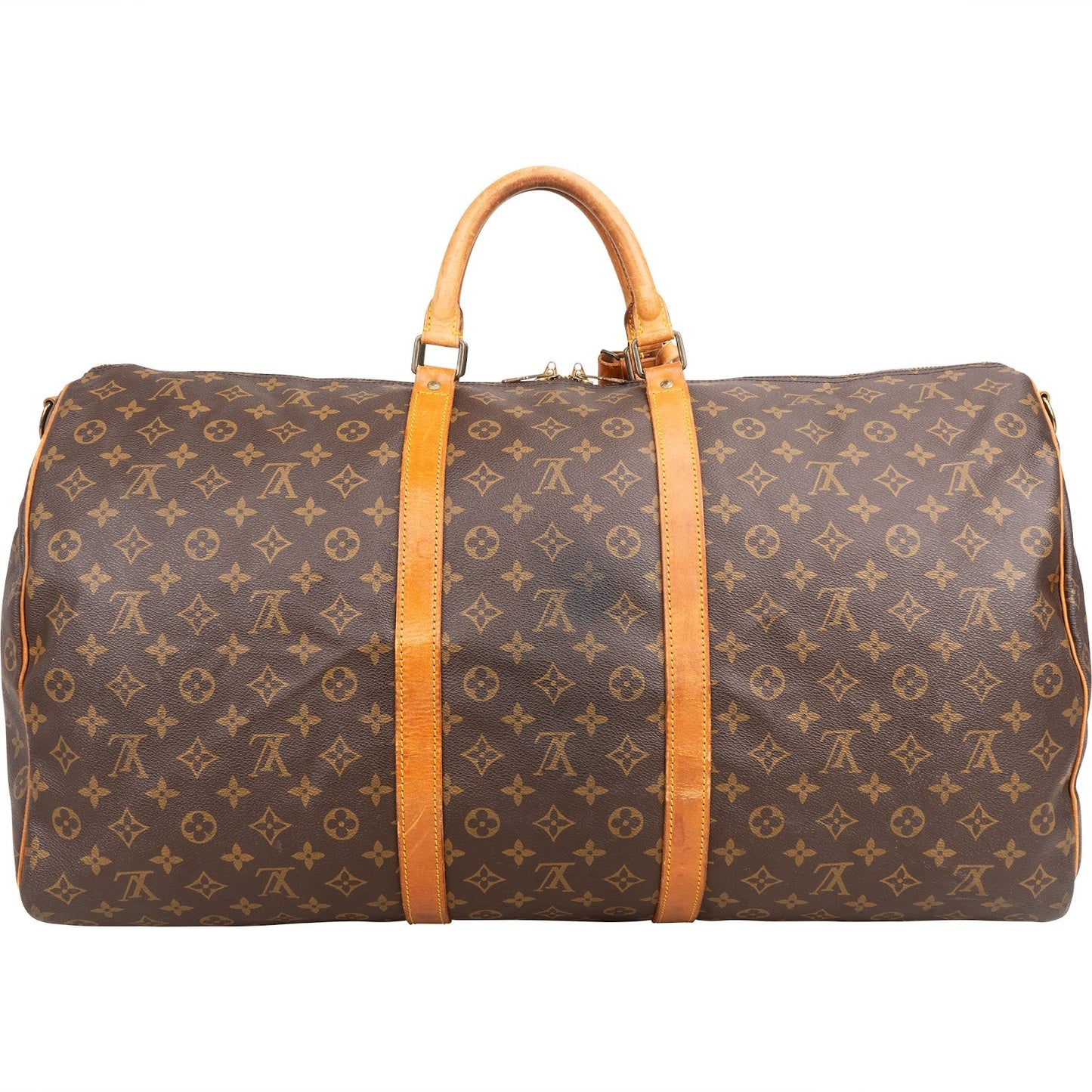 Louis Vuitton Monogram Canvas Keepall 60 Bandoulière Travel Bag