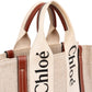 Chloé Canvas Small Woody Tote Handbag