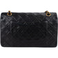 Chanel Quilted Lambskin 24K Gold Medium Double Flap Shoulder Bag