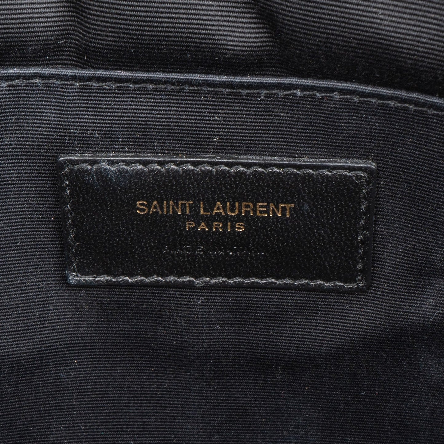 Yves Saint Laurent Quilted Leather Clutch