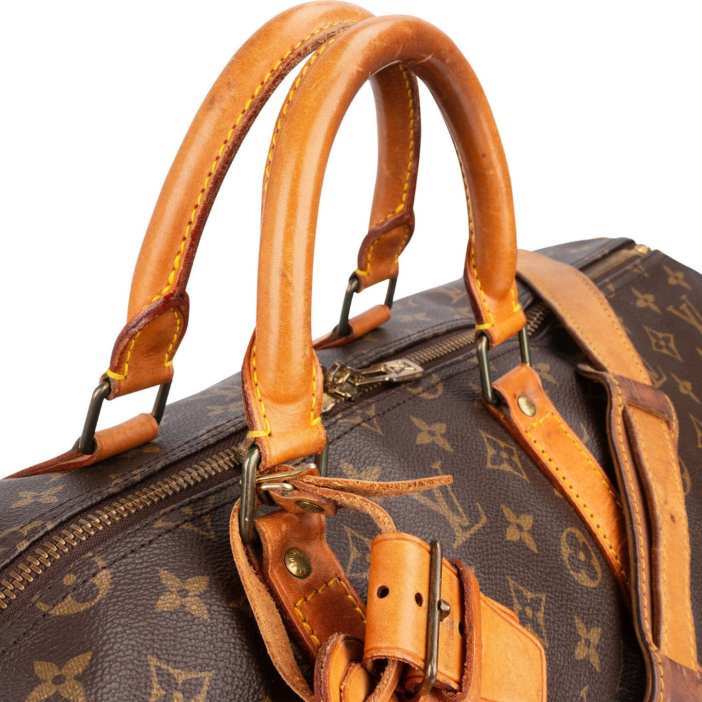 Louis Vuitton Monogram Canvas Keepall 55 Bandoulière Travel Bag