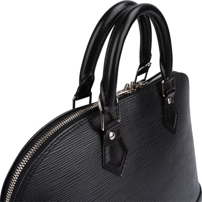 Louis Vuitton Noir Epi Leather Alma PM Handbag