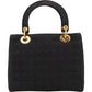 Christian Dior Quilted Nylon Cannage Lady Dior Handbag