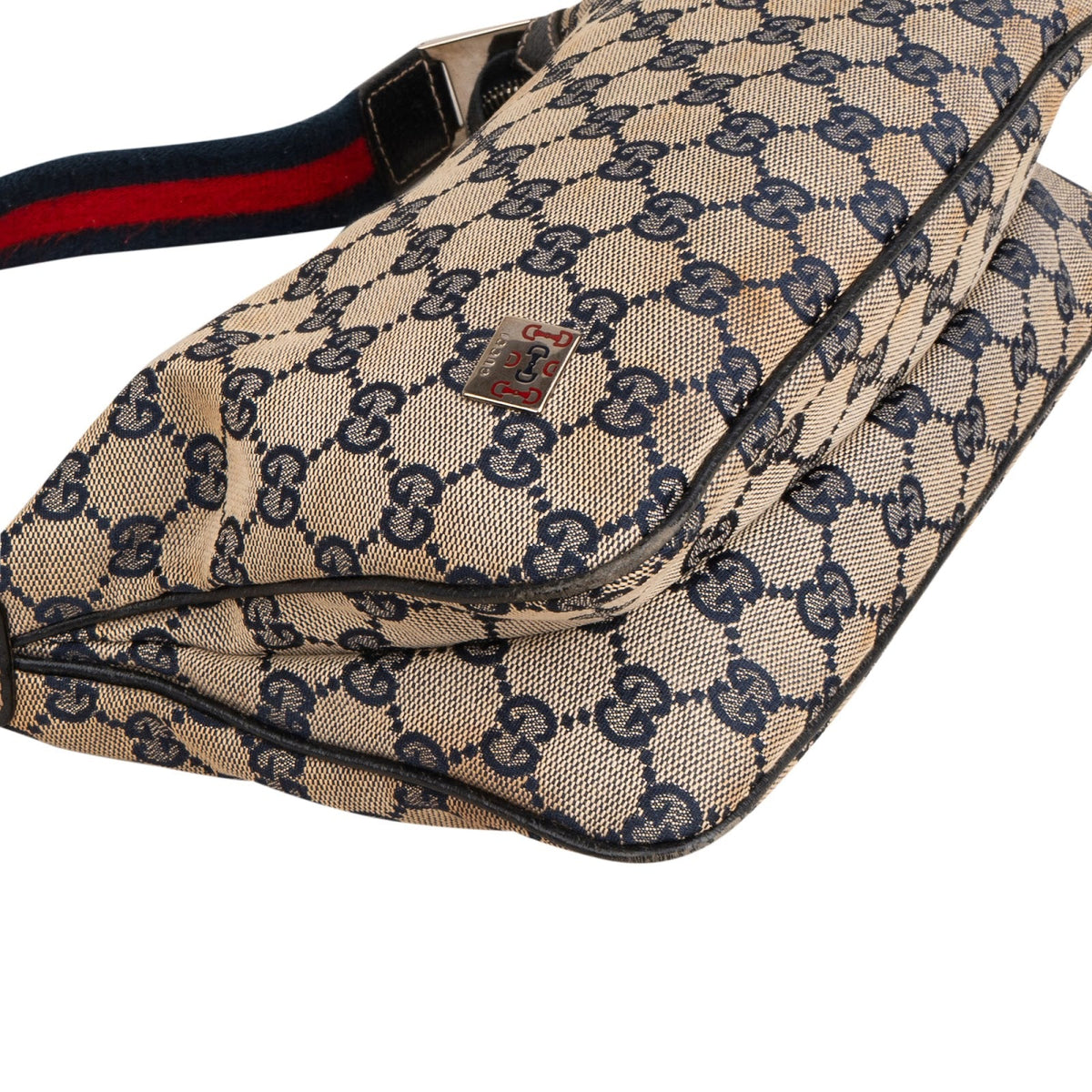 Gucci Monogram GG Canvas Pochette Shoulder Bag