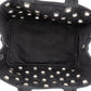 Prada Triangle Perforated Grommet Canapa Handbag