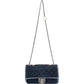 Chanel Quilted Denim Medium Single Flap Crossbody Bag