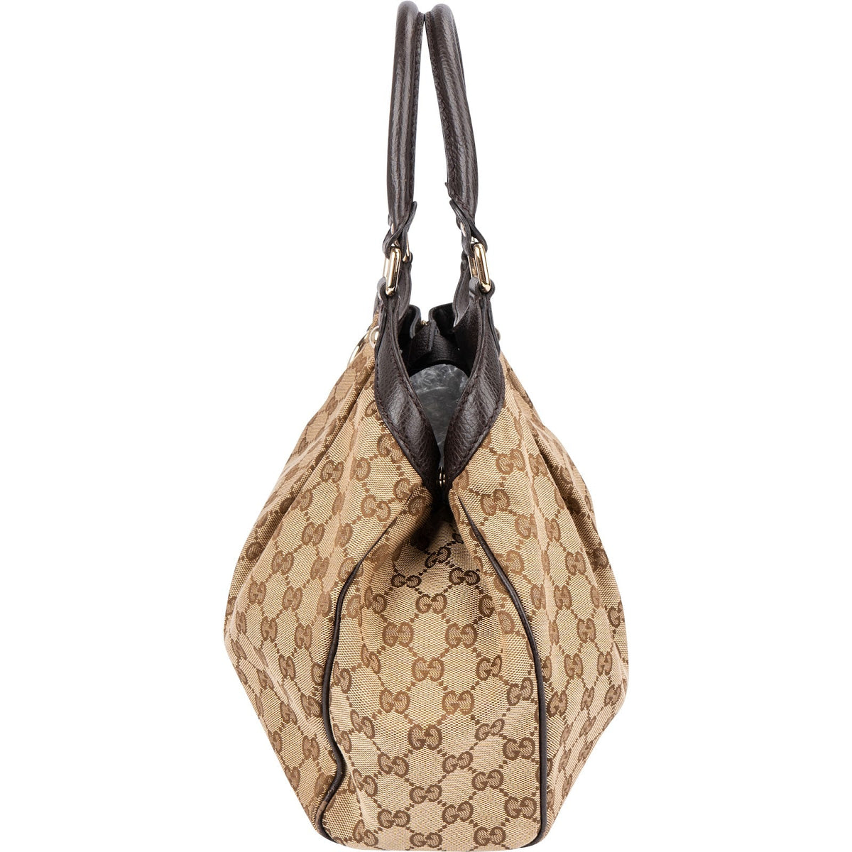 Gucci Monogram GG Canvas Sukey Hobo Handbag