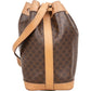 Celine Macadam Drawstring Bucket Shoulder Bag
