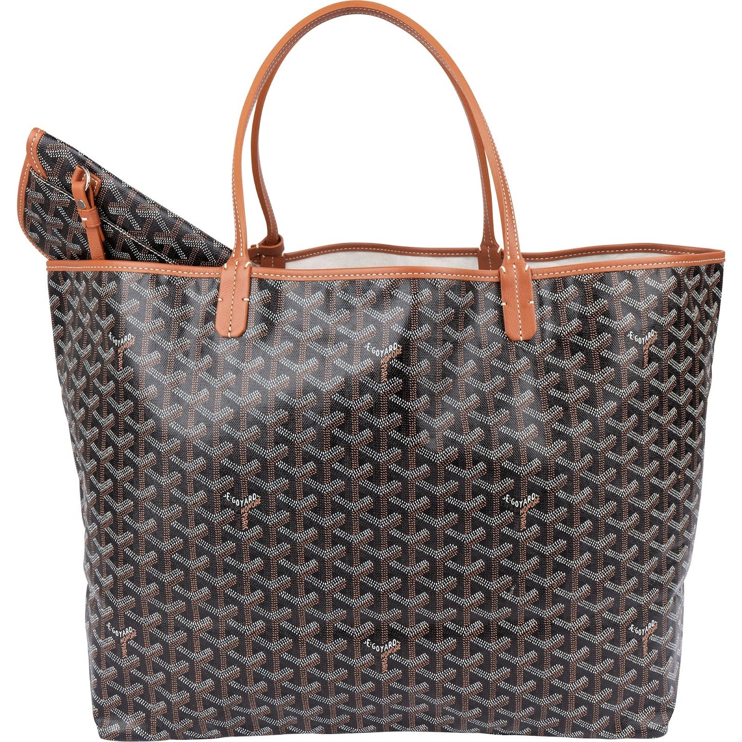 Goyard Goyardine Monogram St. Louis GM Shoulder Bag