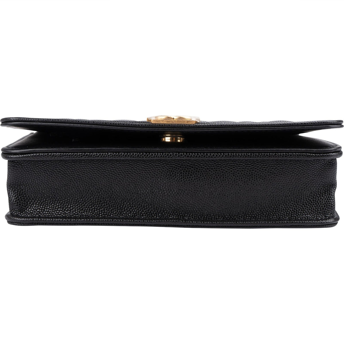 Chanel Quilted Caviar Leather Boy Wallet On Chain Crossbody Bag