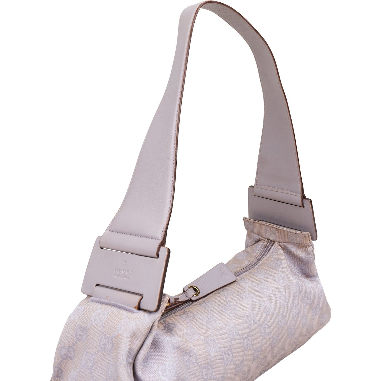 Gucci Monogram GG Canvas Baguette Shoulder Bag